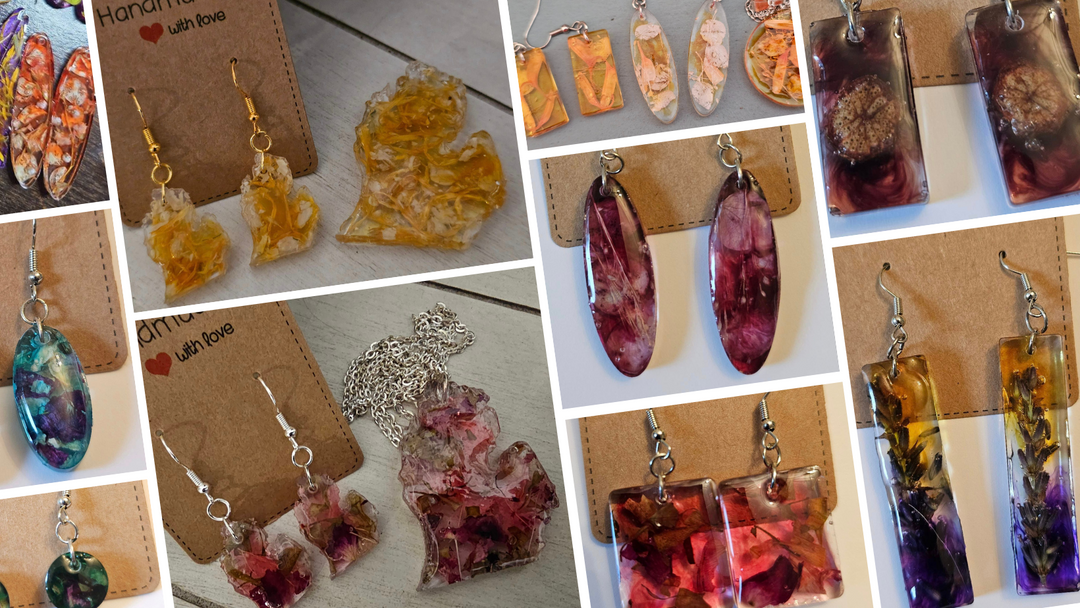 Resin Jewelry Workshop Saturday, November 2nd 11am