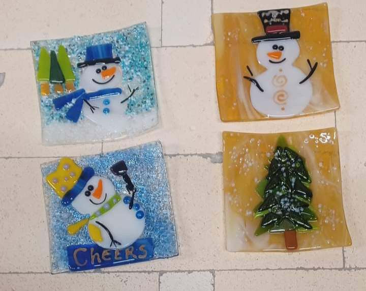 Winter Fused Glass Workshop Friday, December 27th 1pm-3pm