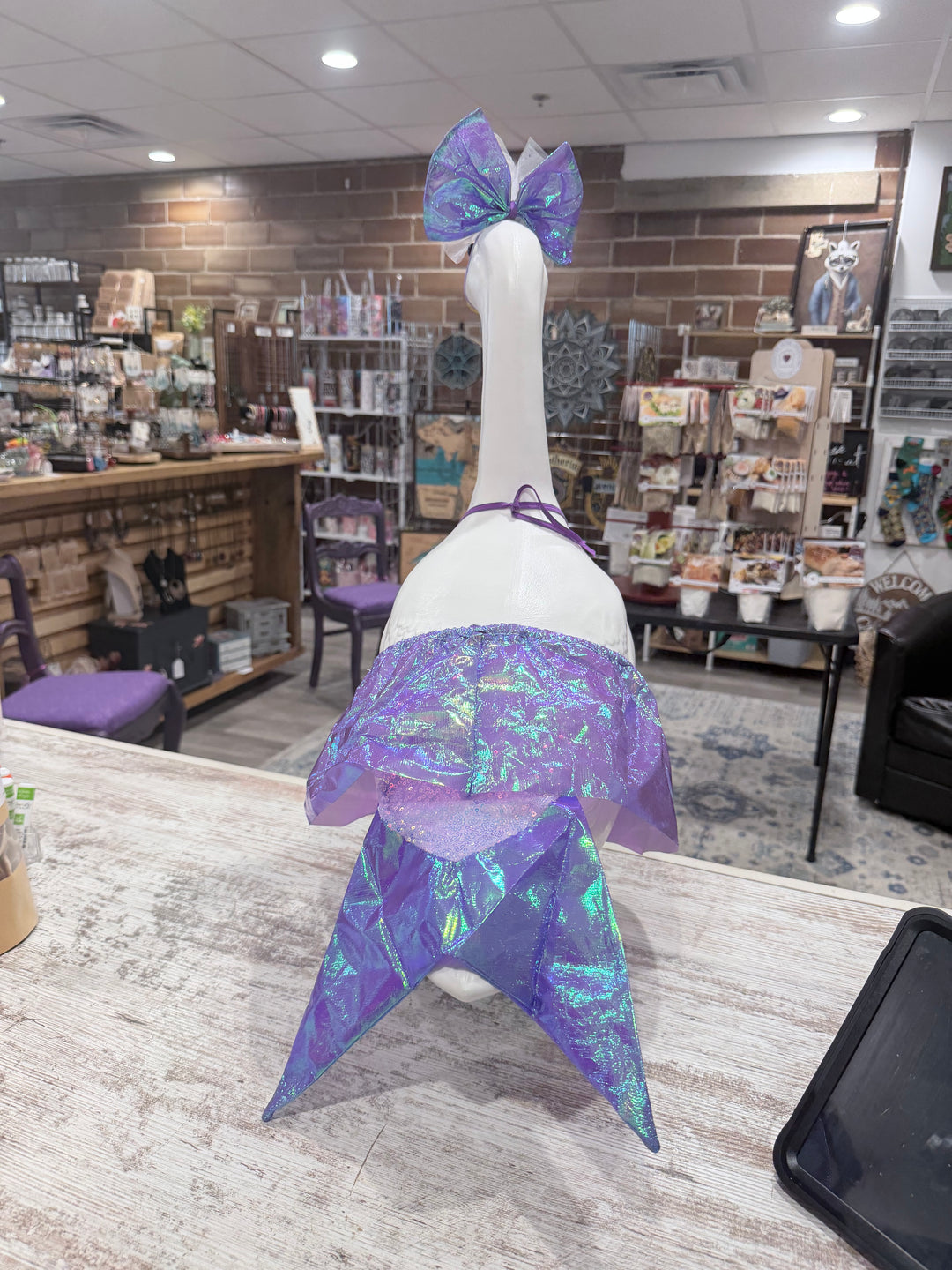 Mermaid Porch Goose Outfit