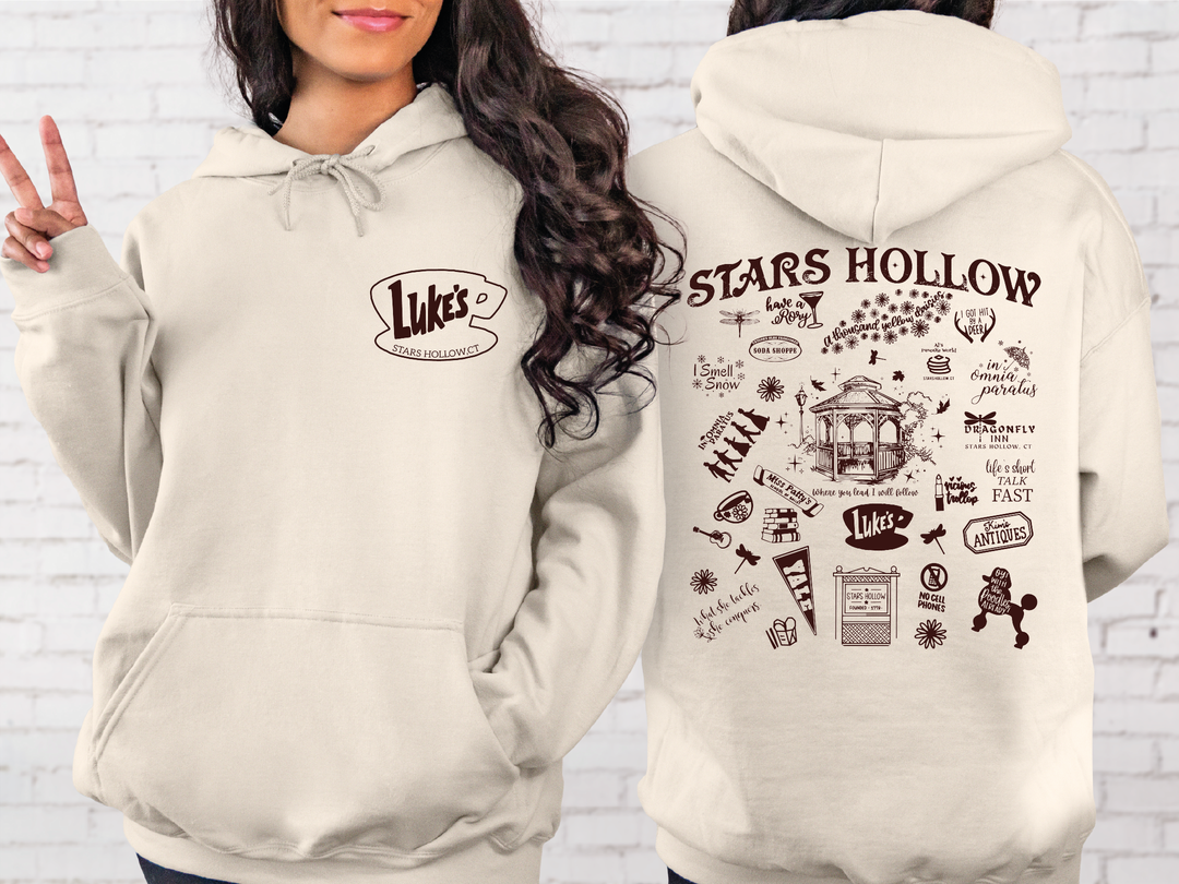 Stars Hollow Sweatshirt and Hoodie, Lukes Coffee Hoodie