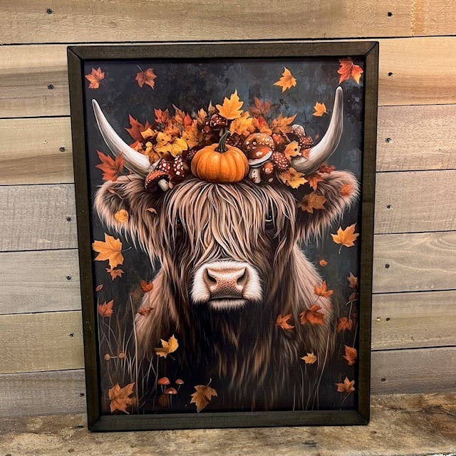 Fall Highland Box Frame