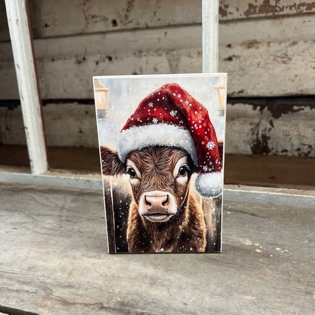 Santa Cow Block