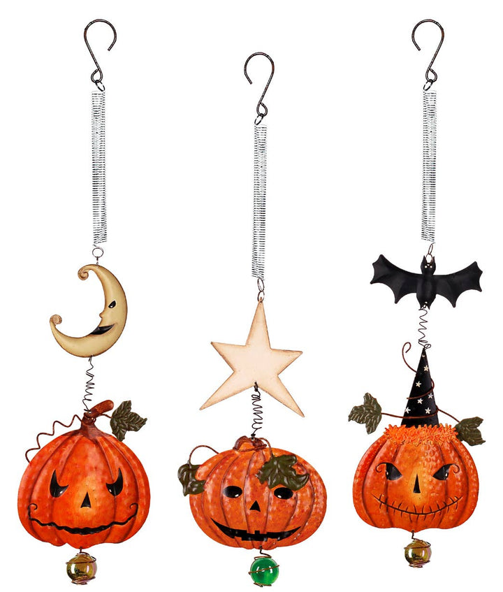 Halloween Pumpkin & Bat Bouncy-3 Asst