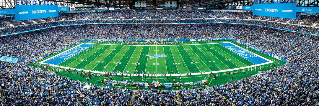 Detroit Lions - 1000 Piece Panoramic Puzzle