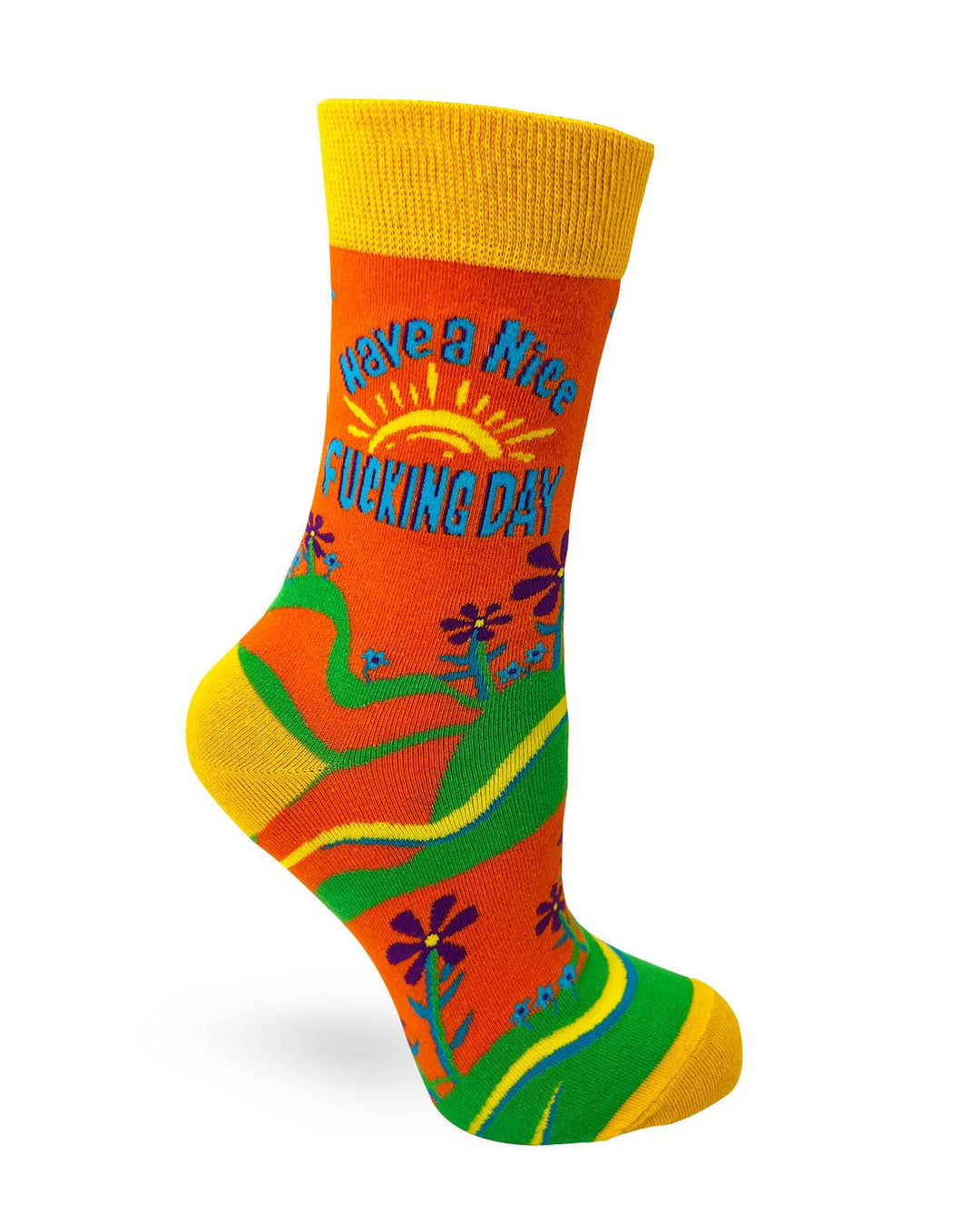 Have a Nice F**king Day Sassy Ladies' Novelty Crew Socks
