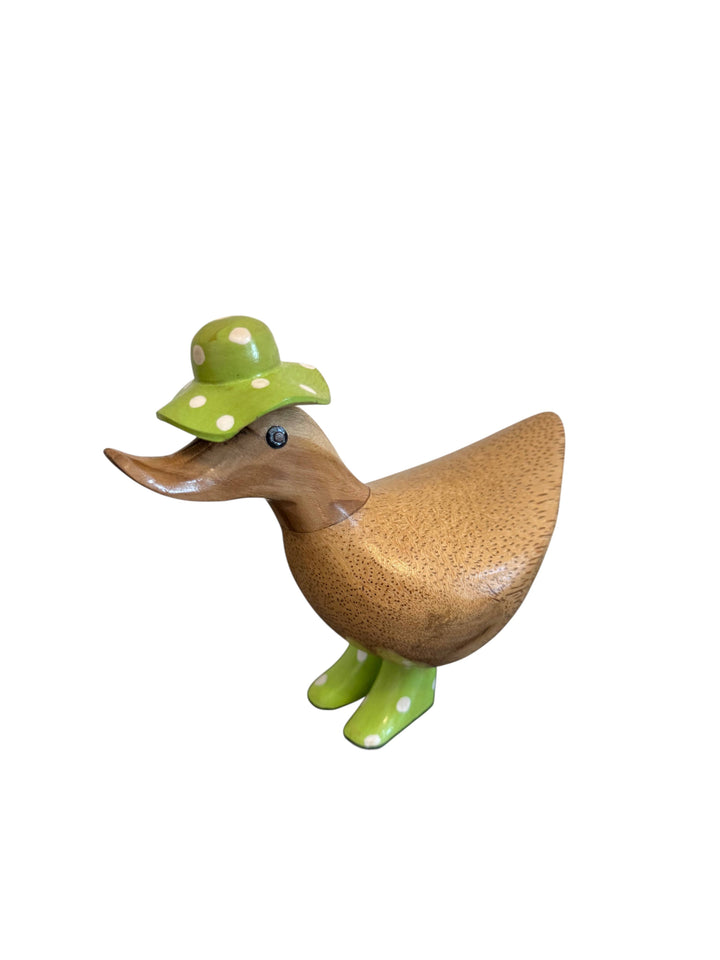 Polka Dot Hat Bamboo Ducky 