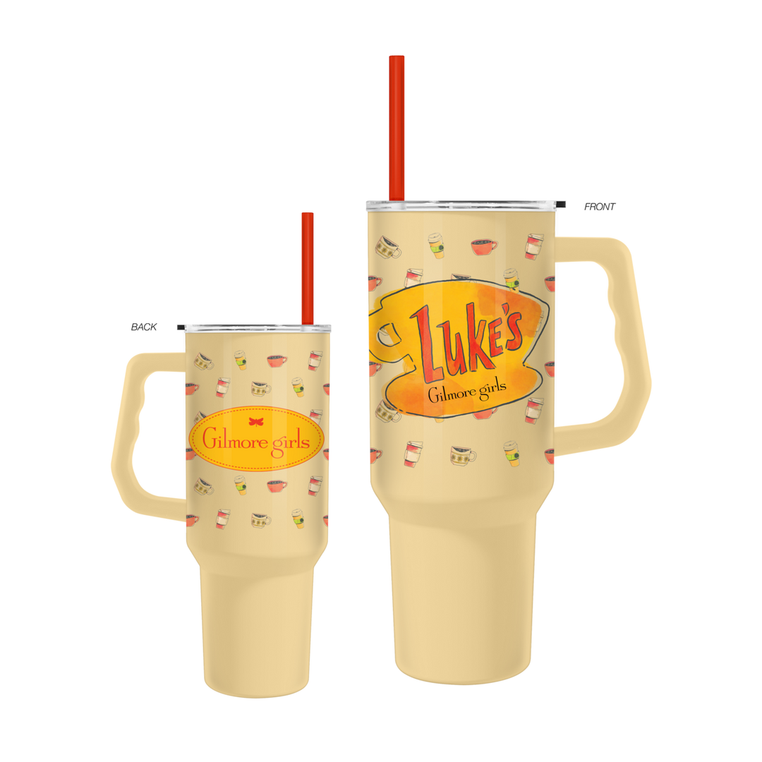 Gilmore Girls Watercolor Luke's Pattern 40oz SS Tumbler