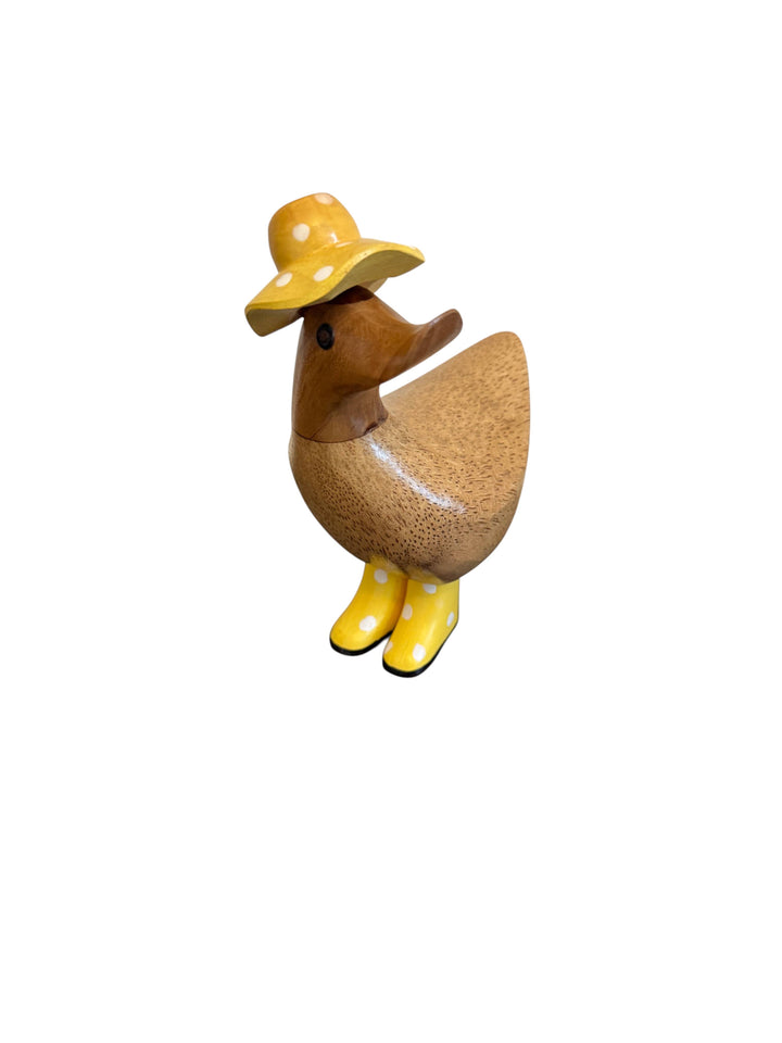 Polka Dot Hat Bamboo Ducky 