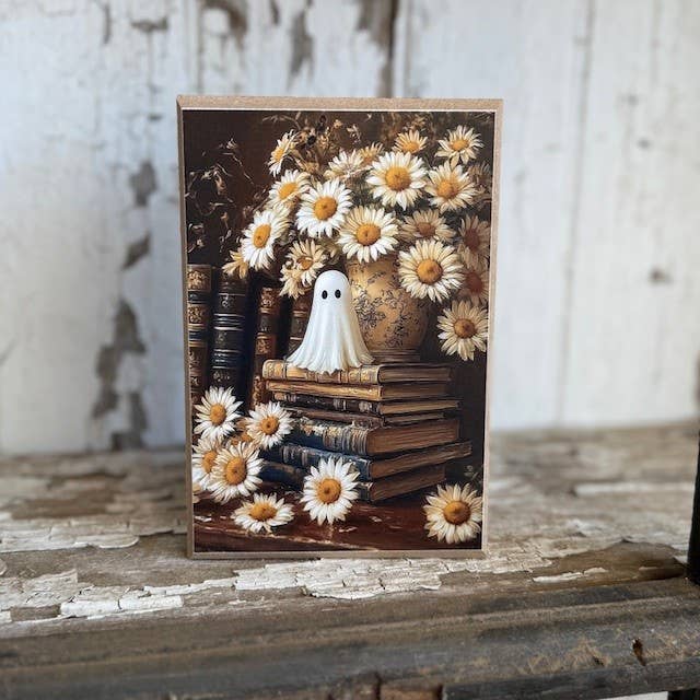 Little Ghost on Books Block