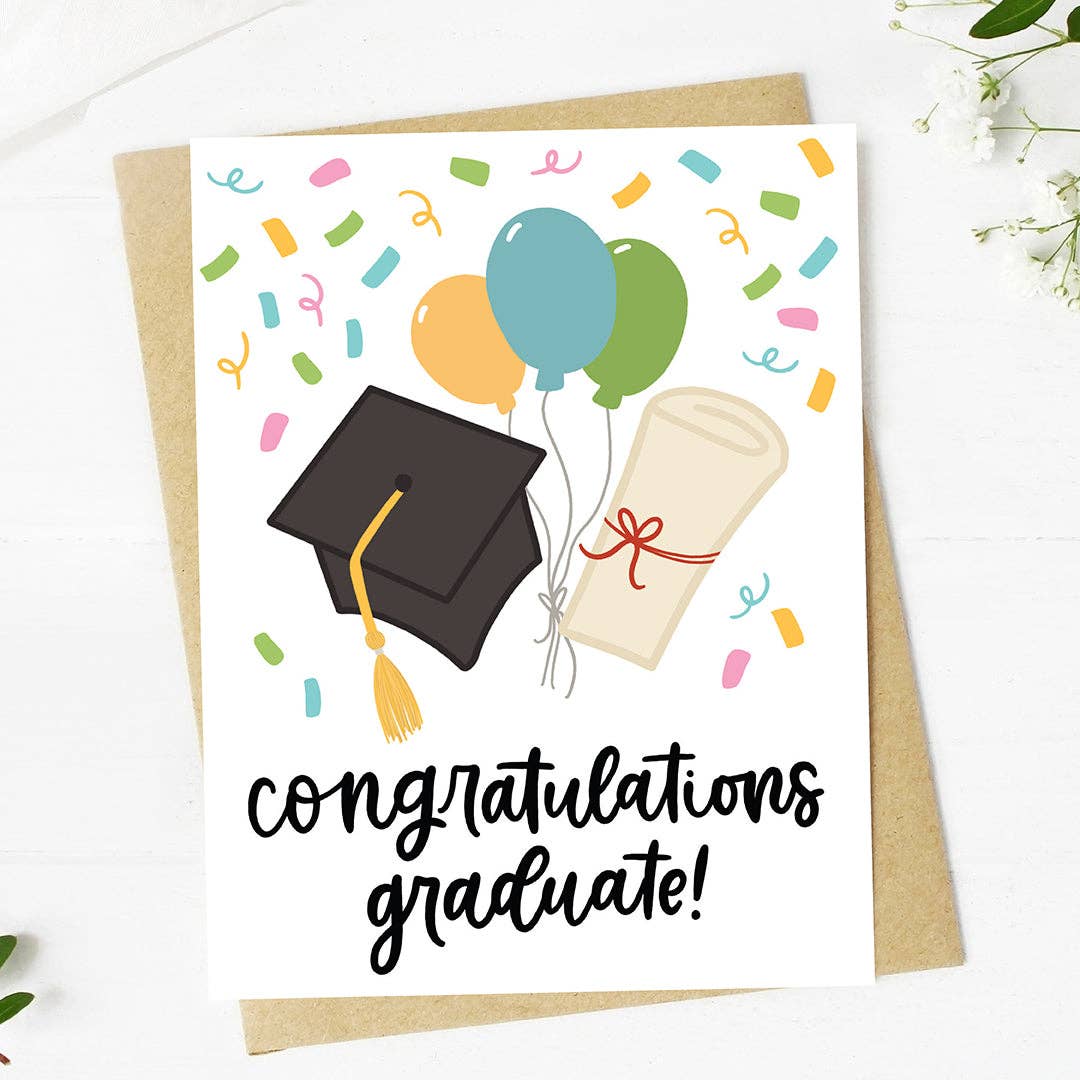 "Congratulations graduate!" Graduation Celebration Card