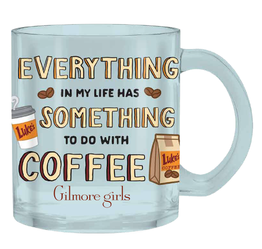 Gilmore Girls Everything Coffee 17.5oz Glass Coffee Mug
