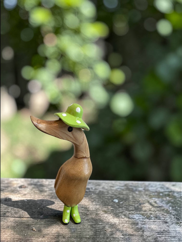 Polka Dot Hat Bamboo Duckling