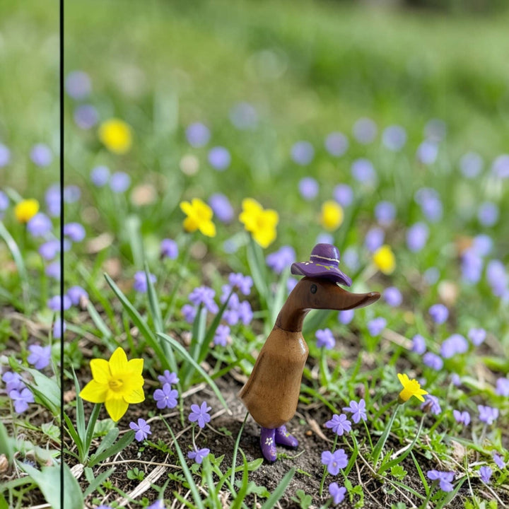 Flower Hat Bamboo Duckling 