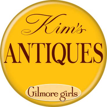 Gilmore Girls Kim's Antiques Button