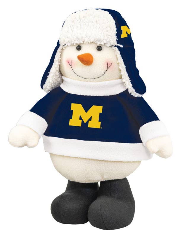 Michigan Christmas Chilly Snowman Stander