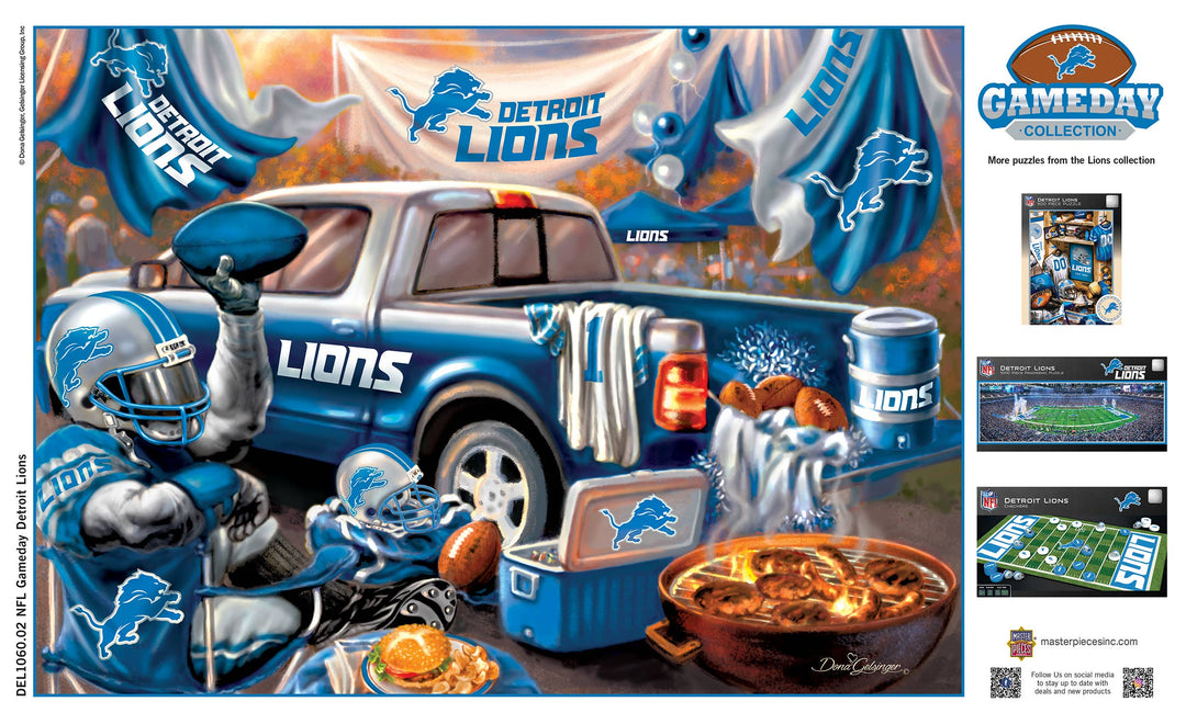 Detroit Lions - Gameday 1000 Piece Puzzle