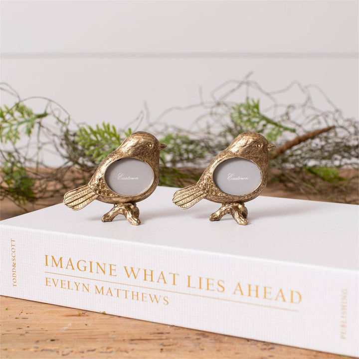 Gold Mini Bird Photo Frame