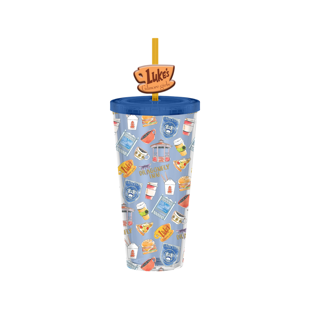 Gilmore Girls Destinations 24oz Plastic Cold Cup w/ Lid