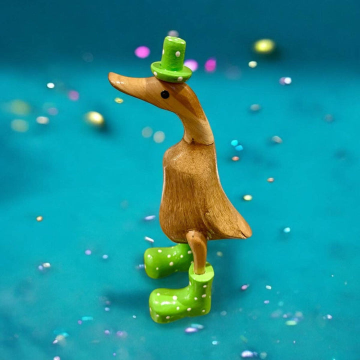 Chunky Boot Ducks - Spotty Hat