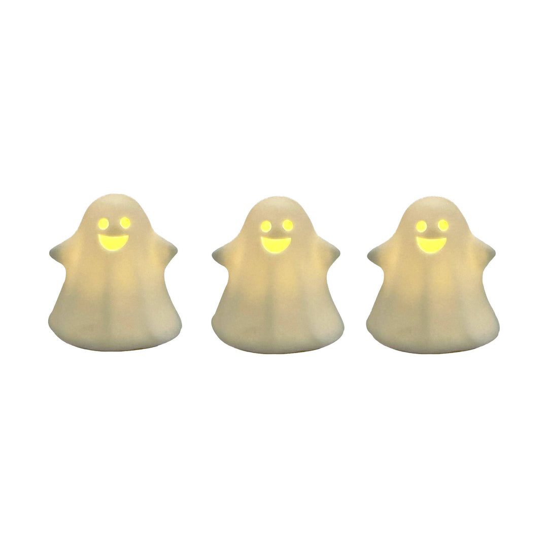 Battery-Operated Ceramic Ghosts