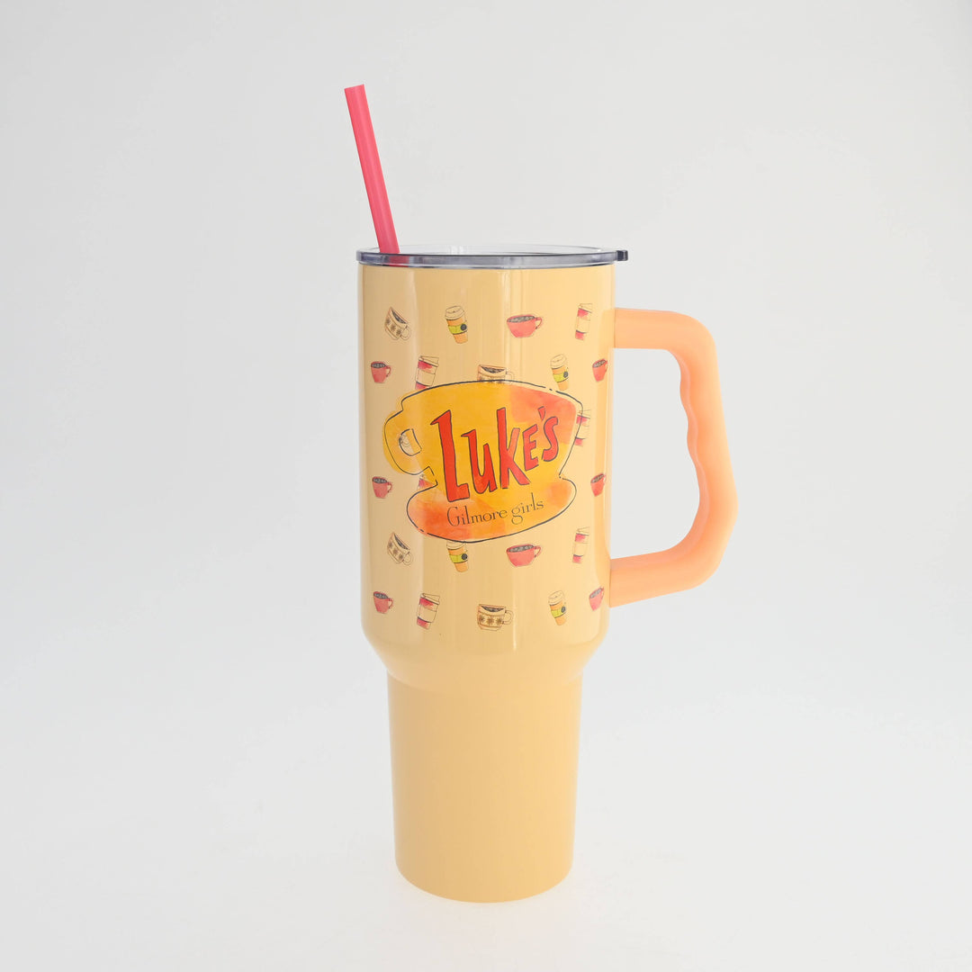 Gilmore Girls Watercolor Luke's Pattern 40oz SS Tumbler