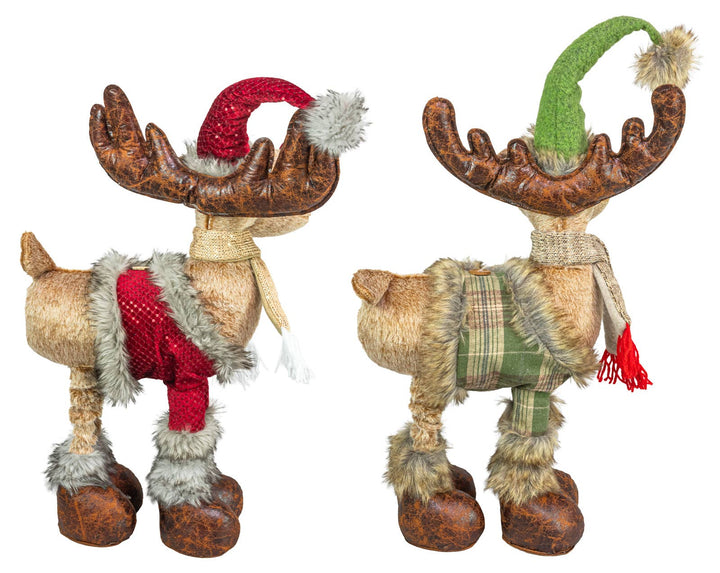Cozy Christmas Sweater Moose Stretch Legs