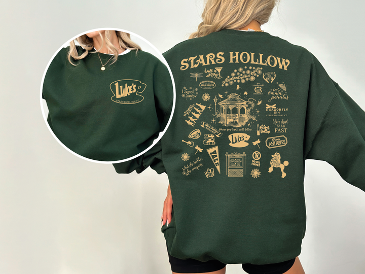 Stars Hollow Sweatshirt and Hoodie, Lukes Coffee Hoodie