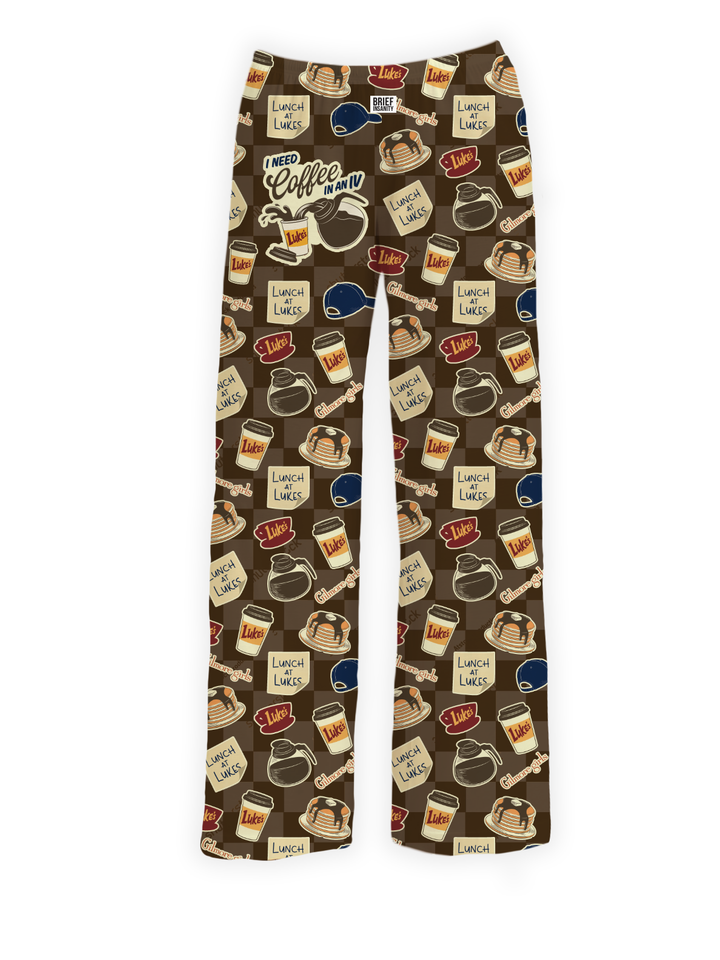 Gilmore Girls Luke's Coffee Diner Notes Lounge Pants