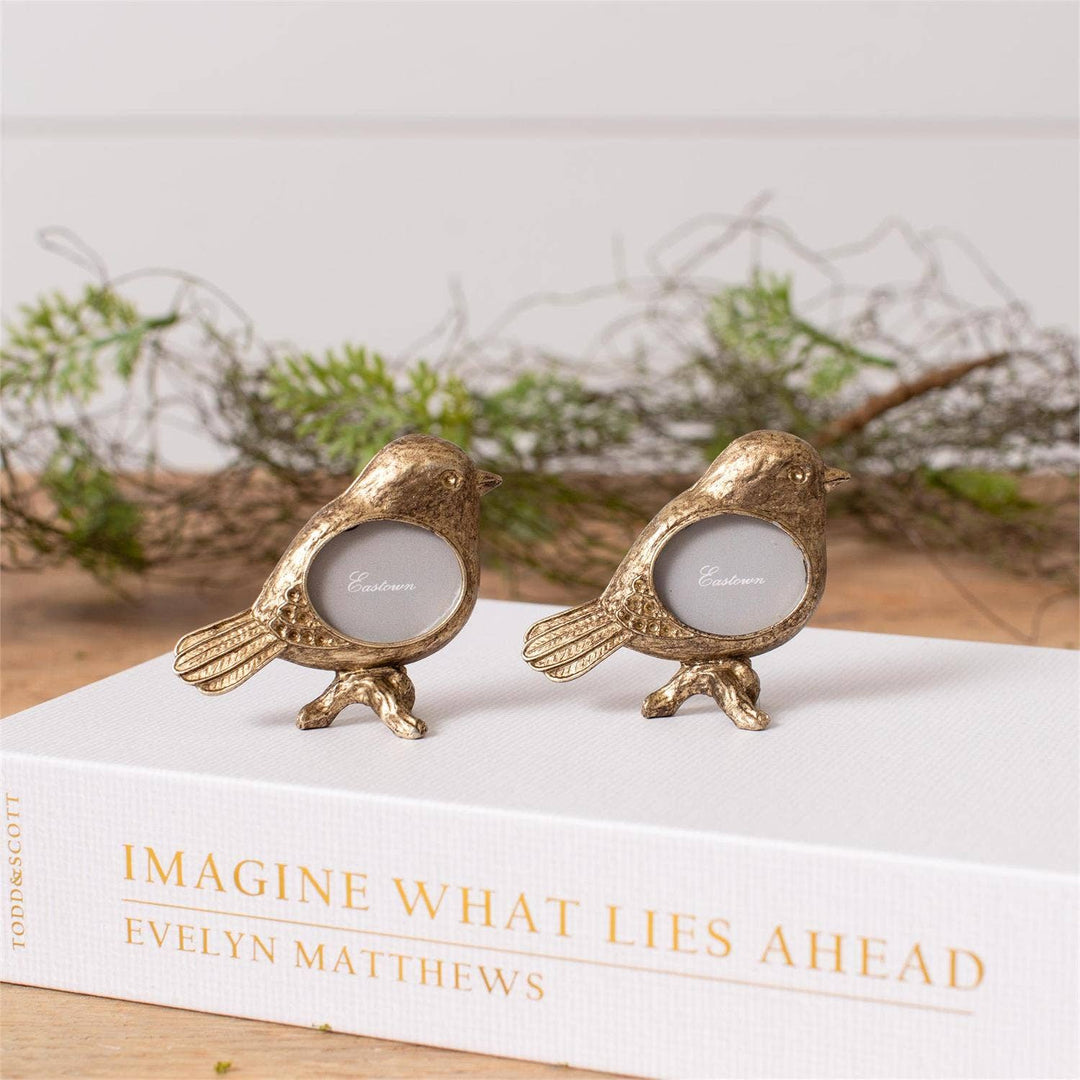 Gold Mini Bird Photo Frame