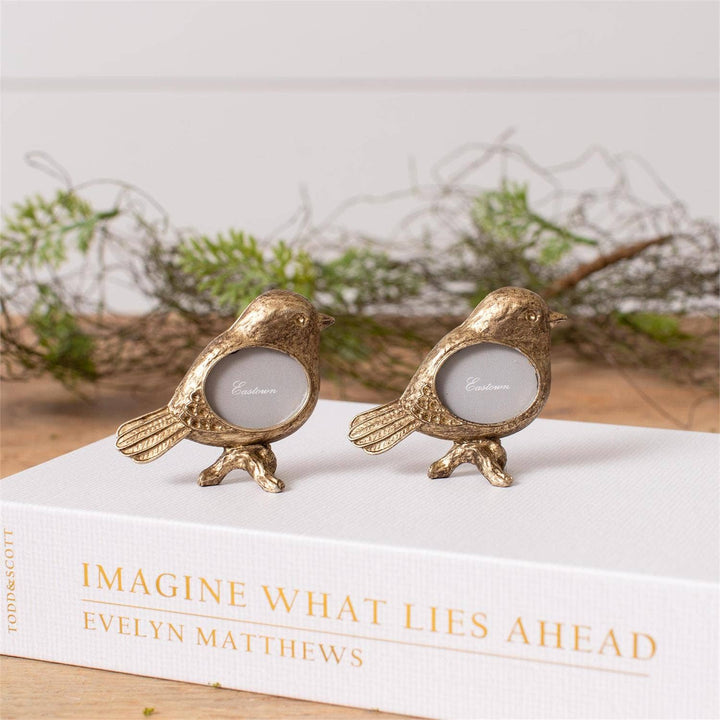 Gold Mini Bird Photo Frame