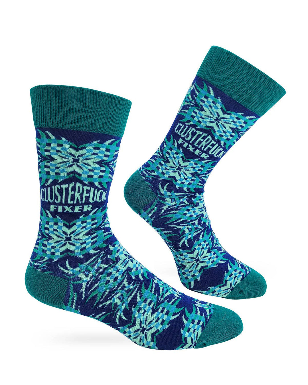 Clusterfuck Fixer Men's Novelty Crew Socks - Wholesale