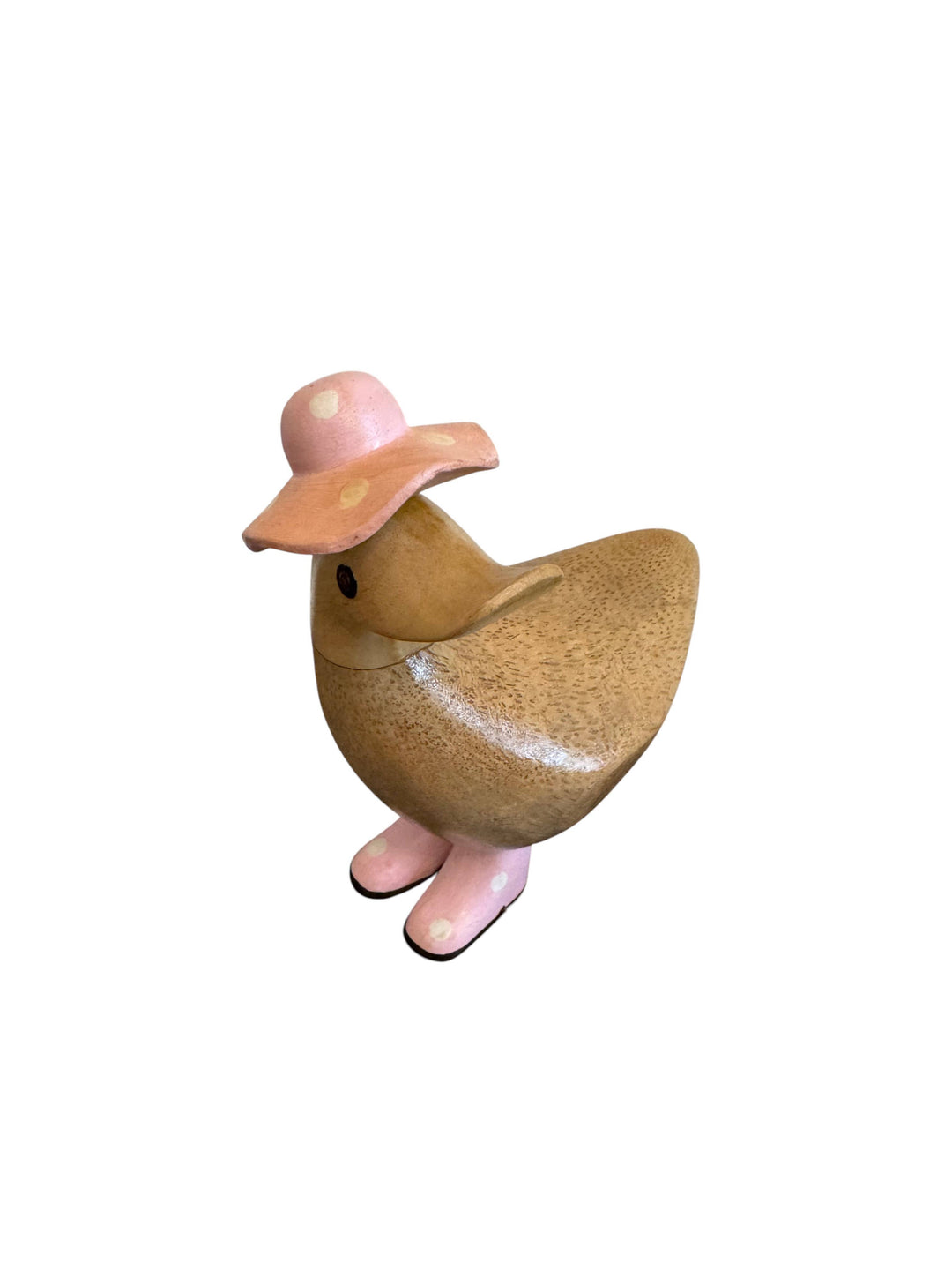 Polka Dot Hat Bamboo Ducky 