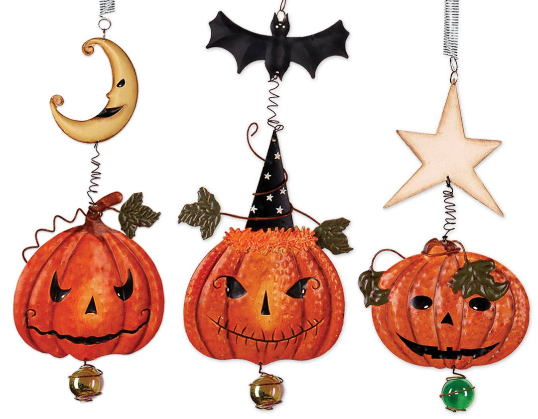 Halloween Pumpkin & Bat Bouncy-3 Asst