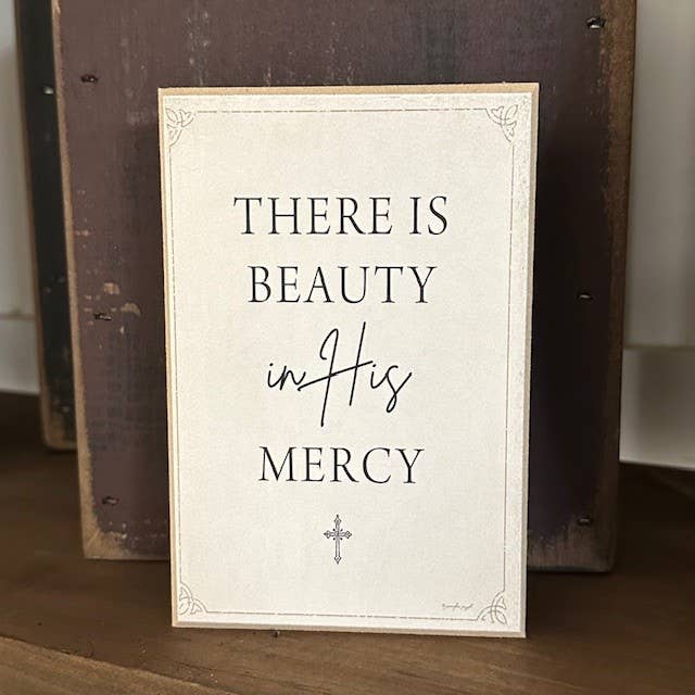 Beauty in His Mercy Block