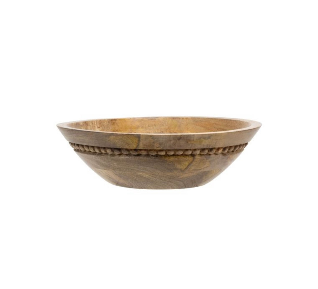 Wood Bead Bowl